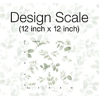 RoomMates Green Dancing Leaves Peel & Stick Wallpaper