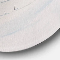 Designart - Little House In The Winter Mountains