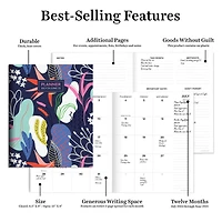 TF Publishing 2024-2025 Medium Funky Floral Monthly Planner