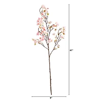 41" Cherry Blossom Flower Stems