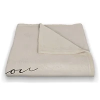 50" x 60" I Love You That's All Coral Fleece Throw Blanket