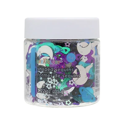Space Shaped Sequins by Creatology™