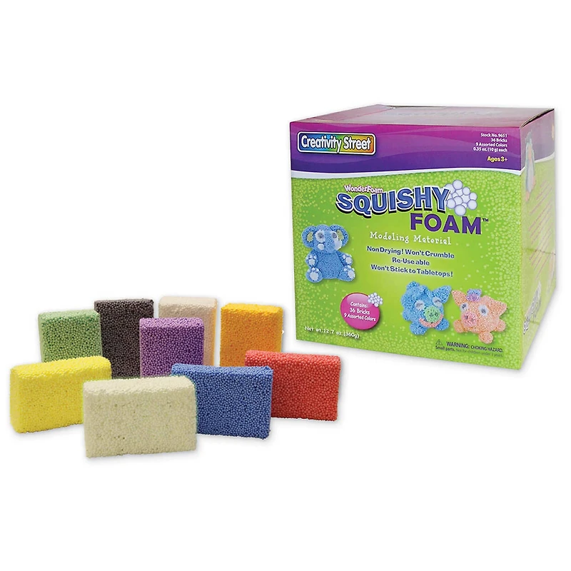 Creativity Street® Squishy Foam®, 36ct. 