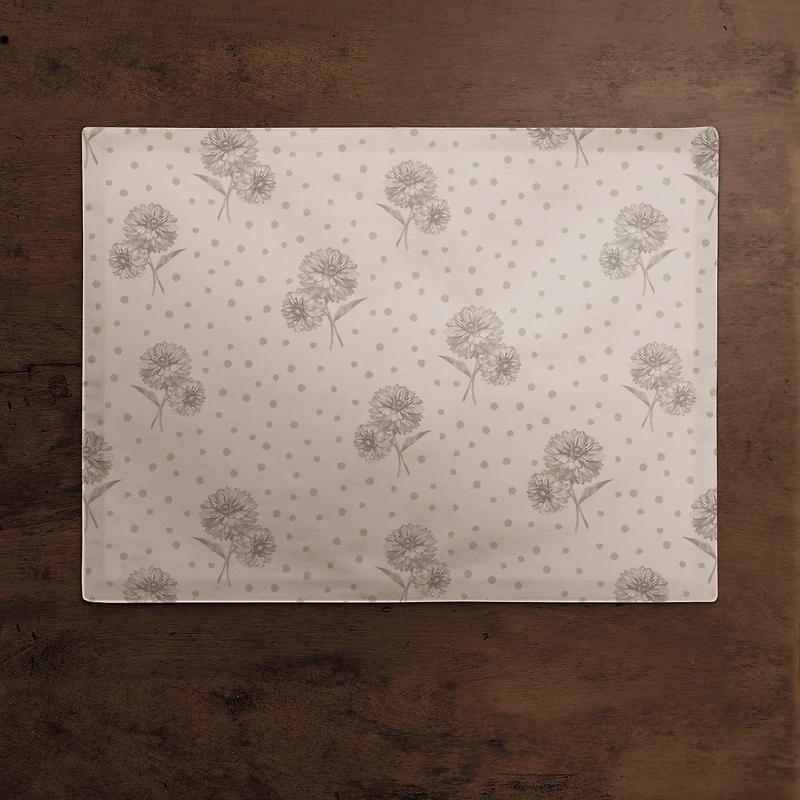 Floral Dots Cotton Twill Placemat