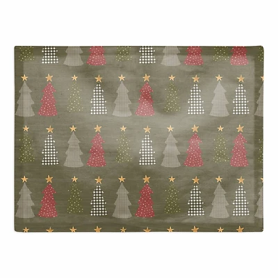 Tree Pattern Cotton Twill Placemat