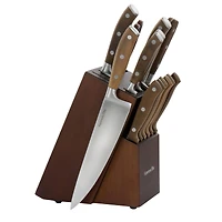 Kenmore® Elite Cooke 14-Piece Dark Brown Stainless Steel Cutlery Set