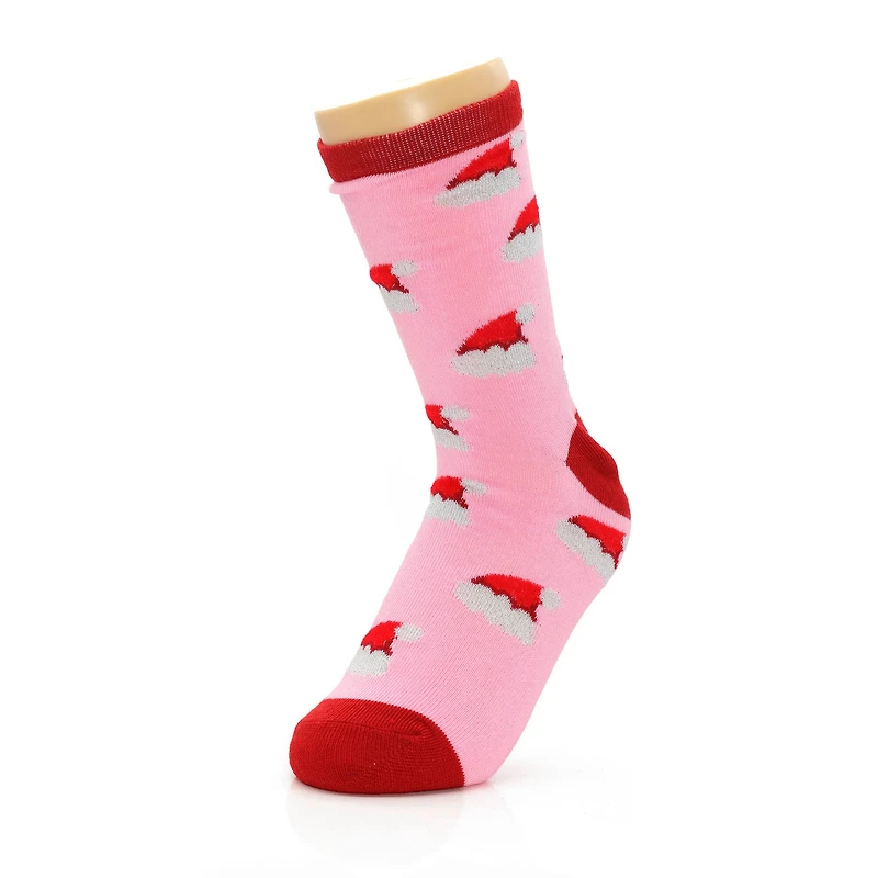 Santa Hat Crew Socks by Celebrate It™