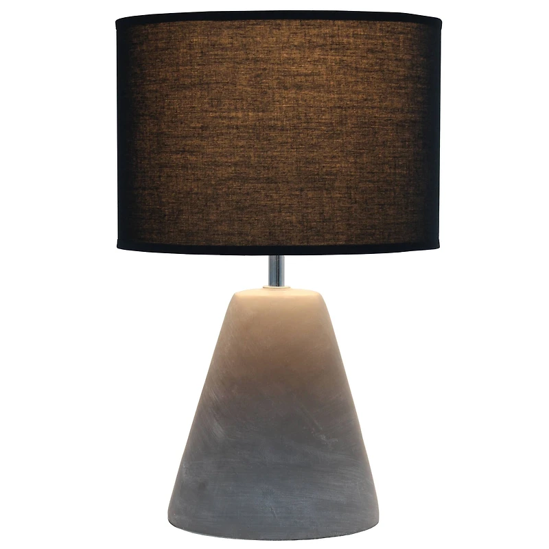 Simple Designs™ 14.5" Pinnacle Concrete Table Lamp