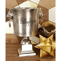 16" Silver Champagne Bucket