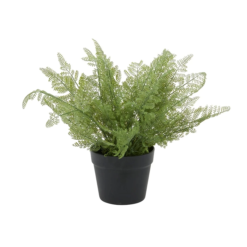 Green Plastic Traditional Artificial Foliage, 15" x 15" x 19"