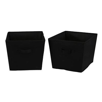 Household Essentials Tapered Fabric Storage Bins
