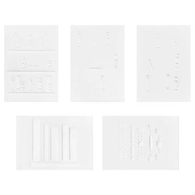 4" x 6" Books Print Layering Stencil Set by Recollections™