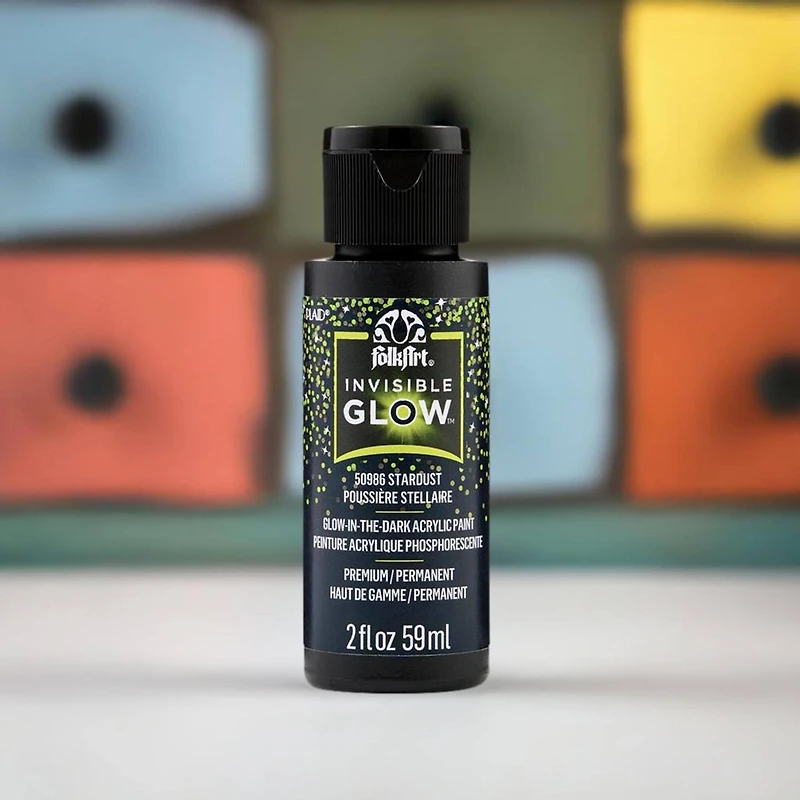 FolkArt® Invisible Glow in the Dark Acrylic Paint