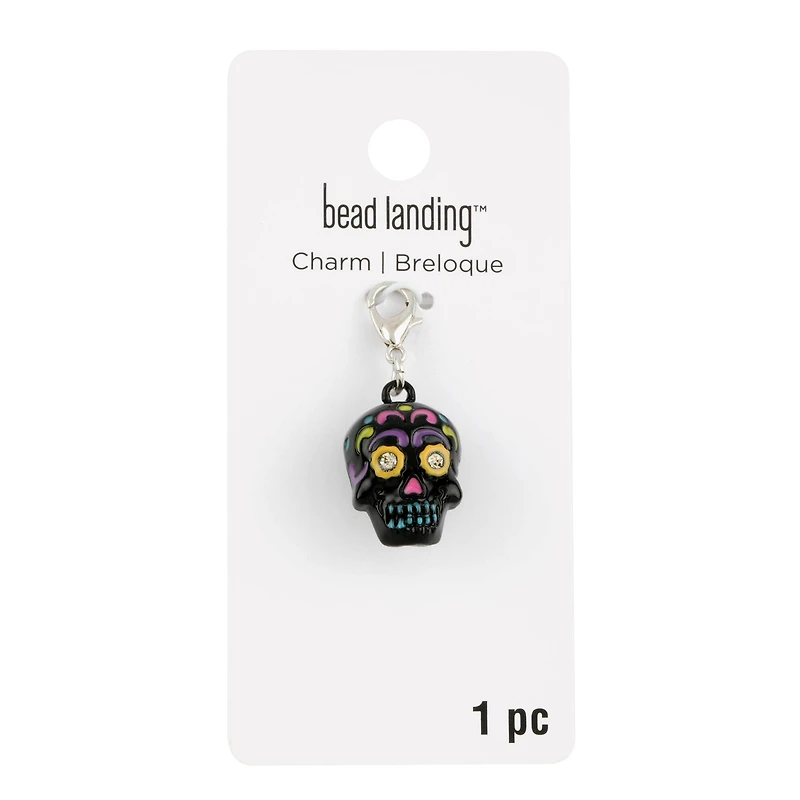 Day of the Dead Skull Charm by Bead Landing™