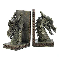 Fierce Dragon Bookends 10" x 3.25" x 7