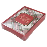 Merry Christmas Plaid Card & Envelope Set by Recollections™
