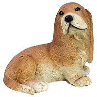 Design Toscano 9" Brown Basset Puppy Dog Statue