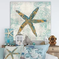 Designart - Coastal Pastel seashells III