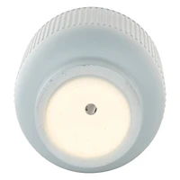 Light Blue Ceramic Planter with Tapered Base Set