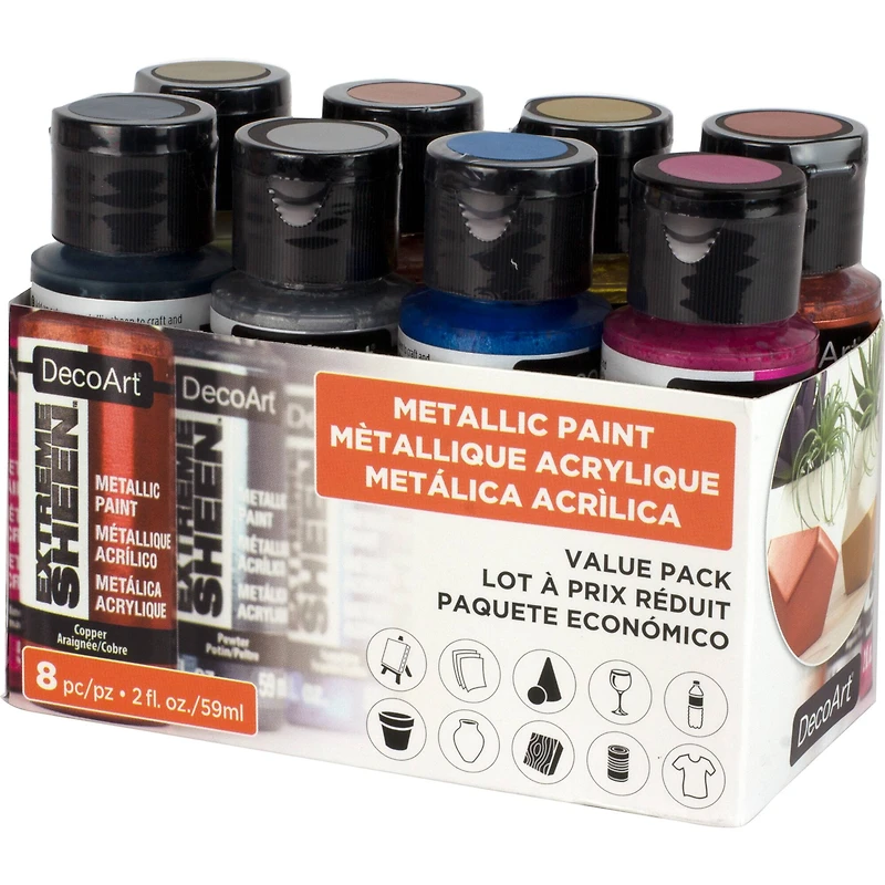 DecoArt® Extreme Sheen™ Metallic Acrylic Paint Value Pack