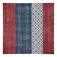Designs Direct Patriotic Patchwork Cotton Twill Napkin