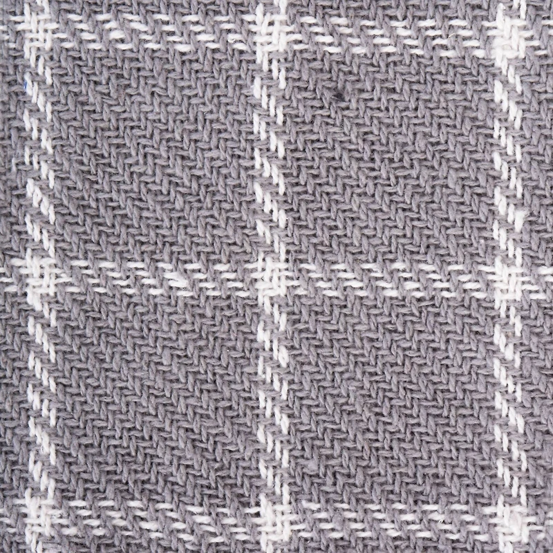 DII® Gray Checked Plaid Throw