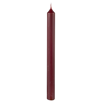 48 Pack: 10" Burgundy Camelot Dinner Candle by Ashland®