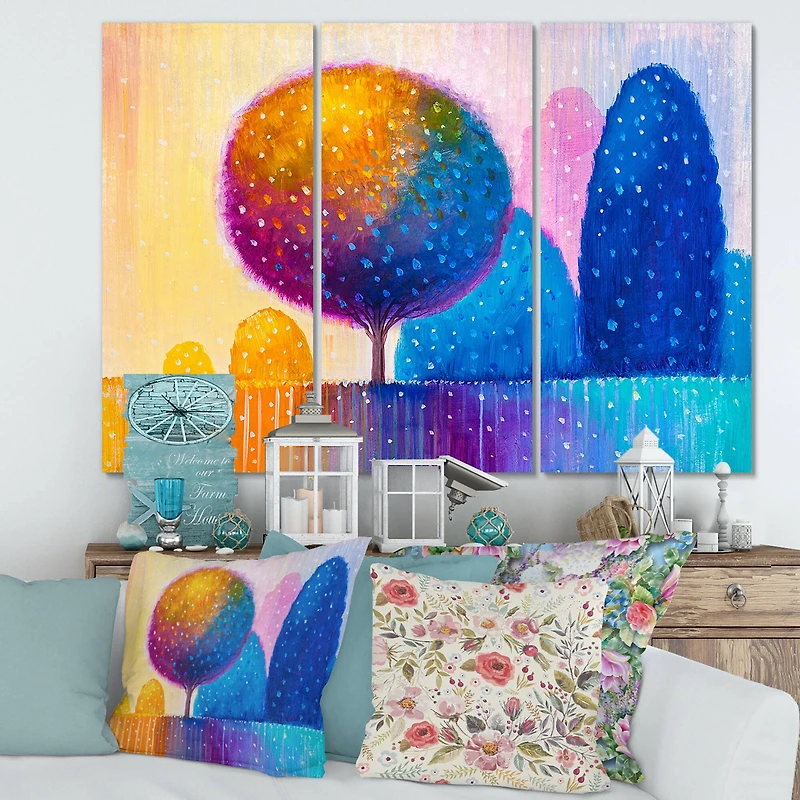 Designart - Colourful Ornamental Trees X