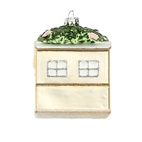 3.75" Village Cafe Glass Ornament by Ashland®