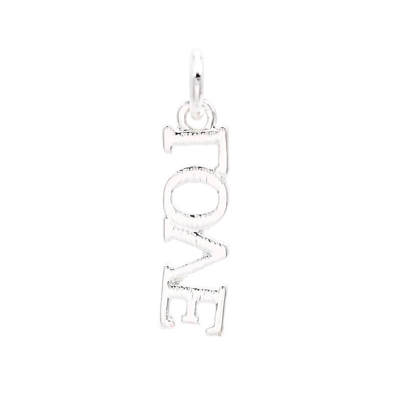 Silver Plated Love Charm by Bead Landing™