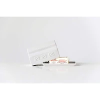 Hello Honey® 8" Matte Gray Stoneware Barn Butter Dish