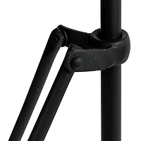 Hello Honey® 2ft. Black Wood Top Modern Round Metal Accent Table