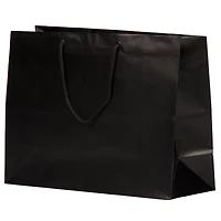 JAM Paper X-Large Black Matte Gift Bags, 100ct.