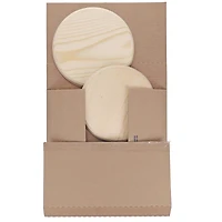 Good Wood by Leisure Arts® 8" Circle Pine Plaque, 2ct.