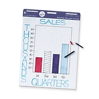 Pacon® 1" Grid Ruled White Easel Pad