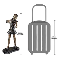 Design Toscano 36" The Young Violinist Sculpture