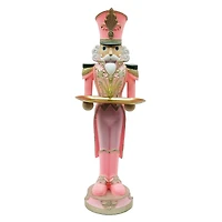 35" Pink Nutcracker with Tray Tabletop Décor by Ashland®