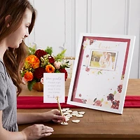 Kate Aspen® Burgundy Blush Wedding Guest Book Alternative