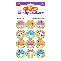 TREND Enterprises® Merry Mushrooms, Dirt scent Scratch 'n Sniff Stinky Stickers®, 48 Per Pack, 6 Packs total of 288