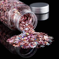 Rose Stars Specialty Polyester Glitter by Recollections™, 0.73oz.