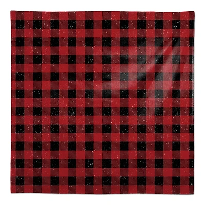 Red Black Buffalo Check 58x58 Tablecloth