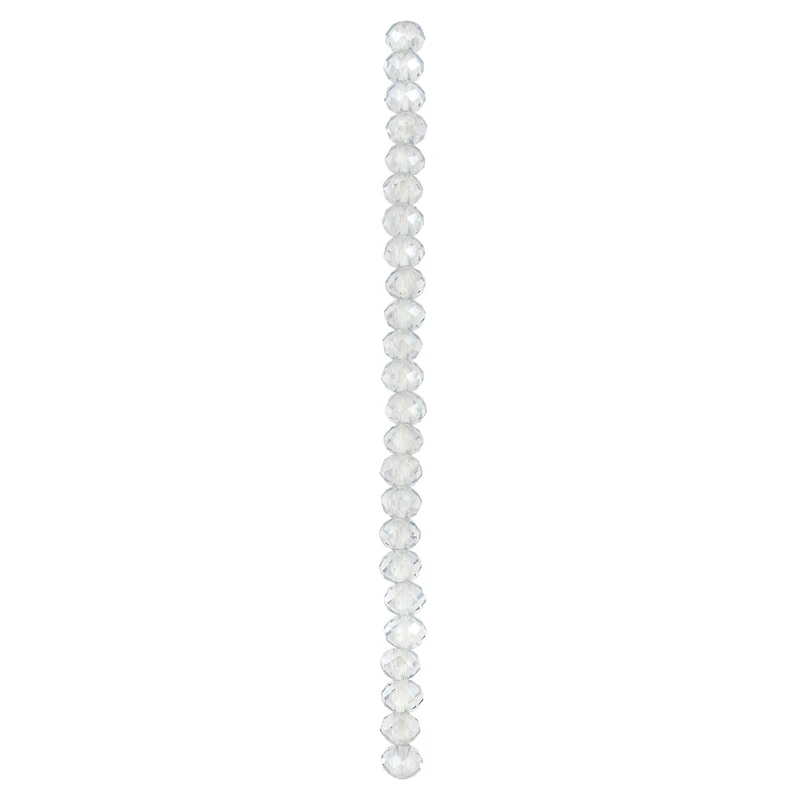 Glass Faceted Rondelle Beads by Bead Landing