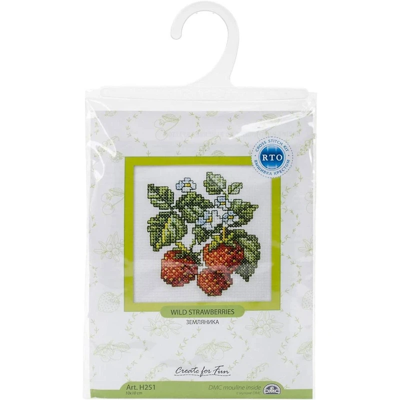 RTO Wild Strawberries Counted Cross Stitch Kit