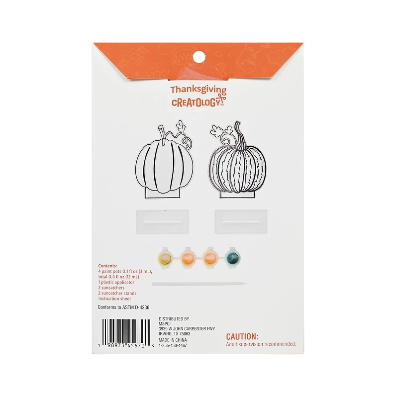 Pumpkin Suncatcher Craft Kit by Creatology™