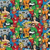 Camelot® Fabrics DC Comics Packed Characters Cotton Fabric