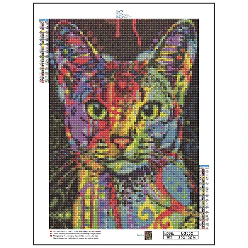 Sparkly Selections Beginner Sparkly Cat Diamond Painting Kit