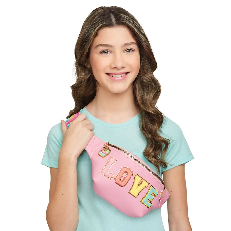 Make It Real™ Fashion Bum Bag with Patches Kit