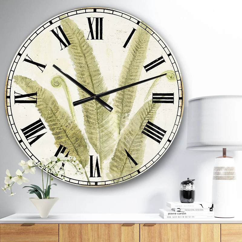Designart 'Simple Forest Ii Farmhouse Wall Clock