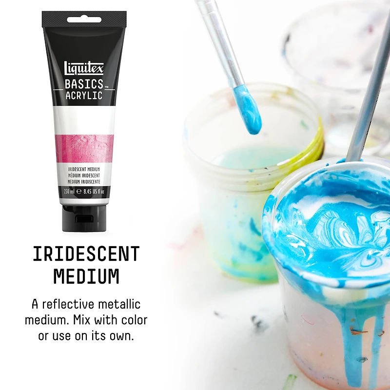 Liquitex® BASICS® Acrylic Iridescent Medium