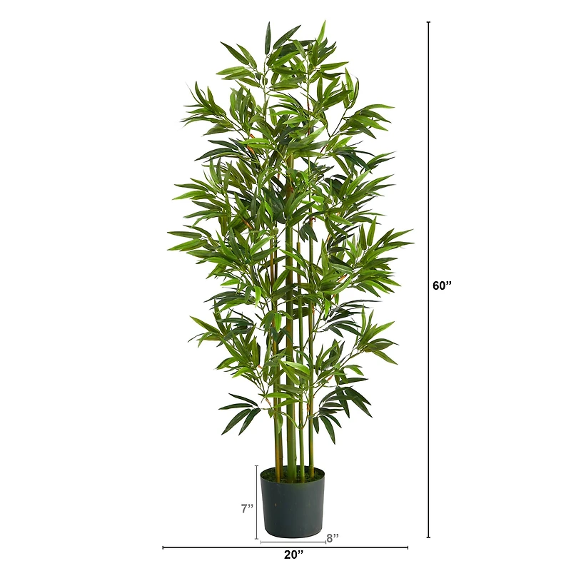 5ft. Potted Bamboo Artificial Tree